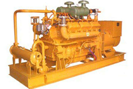 Biomass gas generator set