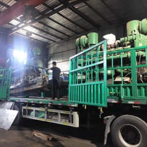 The second batch of two natural gas generating units has arrived and will be overhauled