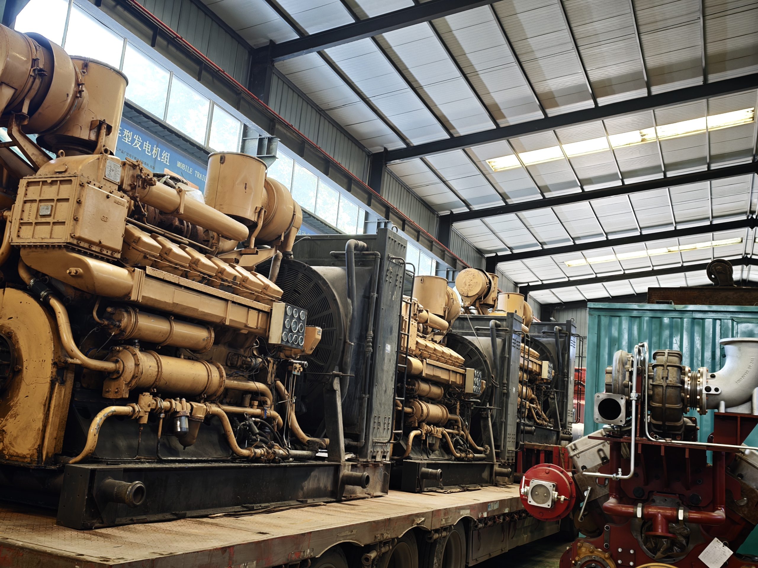 3 Units Jichai 190 Diesel Generator Sets Ready for Delivery